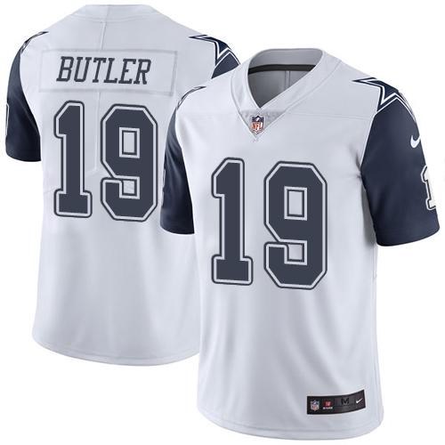 Nike Cowboys 19 Brice Butler White Color Rush Limited Jersey