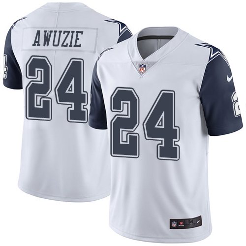 Nike Cowboys 24 Chidobe Awuzie White Youth Color Rush Limited Jersey