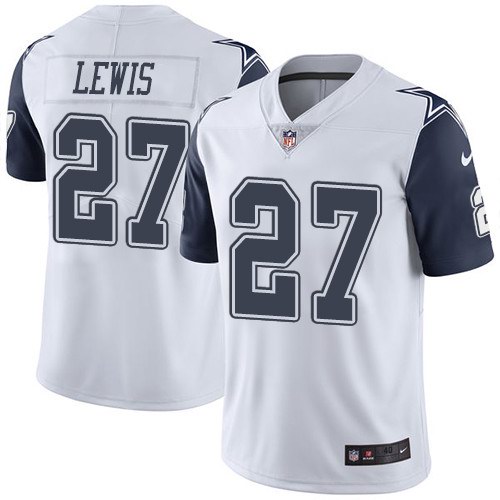 Nike Cowboys 27 Jourdan Lewis White Youth Color Rush Limited Jersey