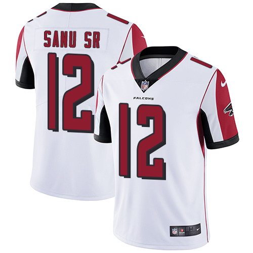 Nike Falcons 12 Mohamed Sanu Sr White Youth Vapor Untouchable Limited Jersey