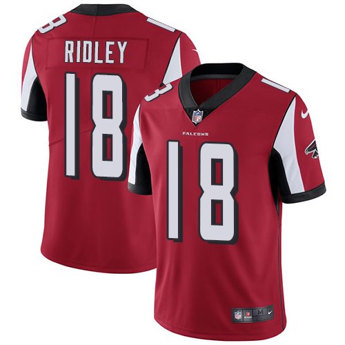 Nike Falcons 18 Calvin Ridley Red Vapor Untouchable Limited Jersey