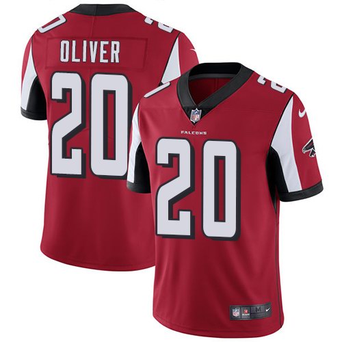 Nike Falcons 20 Isaiah Oliver Red Youth Vapor Untouchable Limited Jersey