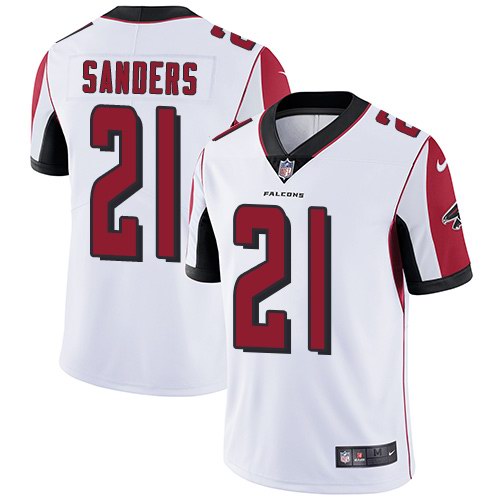 Nike Falcons 21 Deion Sanders White Youth Vapor Untouchable Limited Jersey