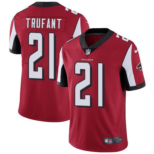 Nike Falcons 21 Desmond Trufant Red Vapor Untouchable Limited Jersey