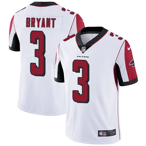 Nike Falcons 3 Matt Bryant White Youth Vapor Untouchable Limited Jersey