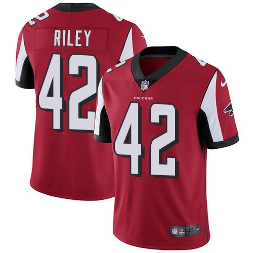 Nike Falcons 42 Duke Riley Red Vapor Untouchable Limited Jersey