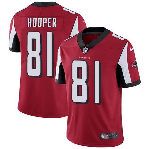 Nike Falcons 81 Austin Hooper Red Youth Vapor Untouchable Limited Jersey