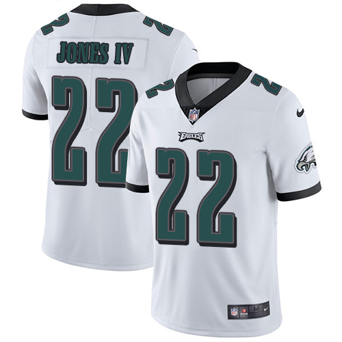 Nike Eagles 22 Sidney Jones White Youth Vapor Untouchable Limited Jersey