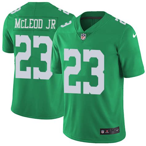 Nike Eagles 23 Rodney McLeod Jr Green Youth Color Rush Limited Jersey