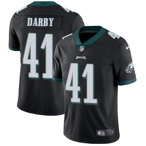 Nike Eagles 41 Ronald Darby Black Vapor Untouchable Limited Jersey