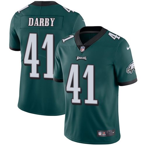 Nike Eagles 41 Ronald Darby Green Vapor Untouchable Limited Jersey