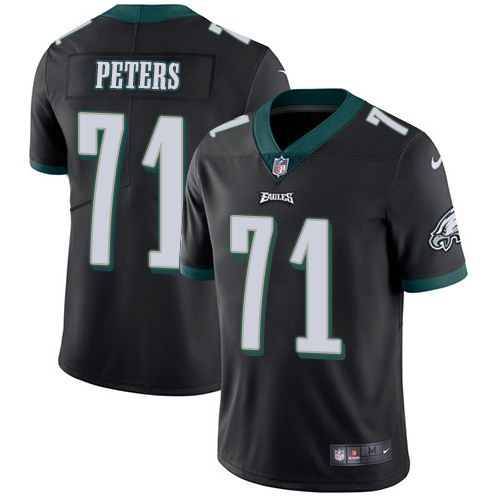 Nike Eagles 71 Jason Peters Black Youth Vapor Untouchable Limited Jersey