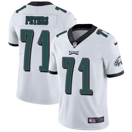 Nike Eagles 71 Jason Peters White Youth Vapor Untouchable Limited Jersey