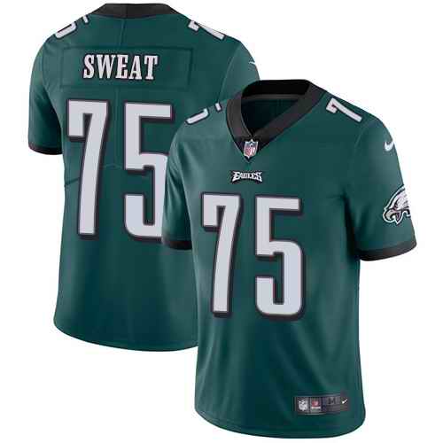 Nike Eagles 75 Josh Sweat Green Youth Vapor Untouchable Limited Jersey
