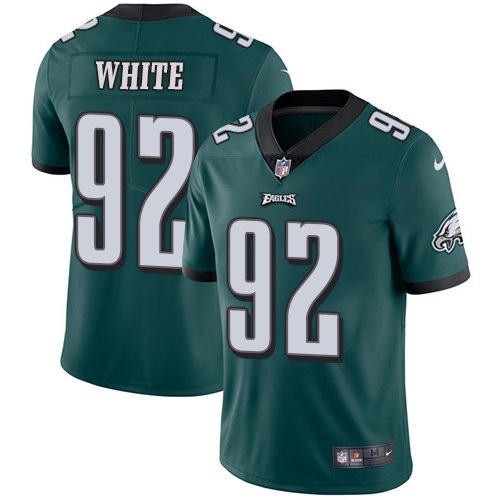 Nike Eagles 92 Reggie Green Youth Vapor Untouchable Limited Jersey