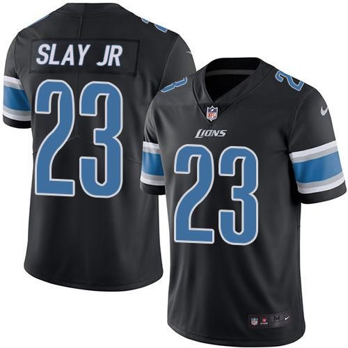 Nike Lions 23 Darius Slay Jr Black Youth Color Rush Limited Jersey