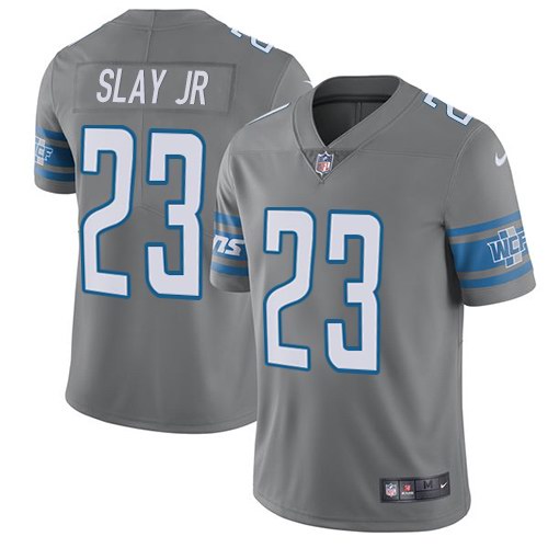 Nike Lions 23 Darius Slay Jr Gray Color Rush Limited Jersey