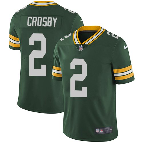 Nike Packers 2 Mason Crosby Green Vapor Untouchable Limited Jersey