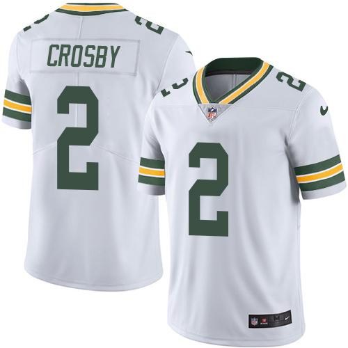 Nike Packers 2 Mason Crosby White Youth Vapor Untouchable Limited Jersey