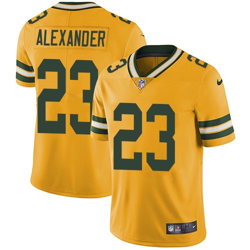 Nike Packers 23 Jaire Alexander Yellow Vapor Untouchable Limited Jersey
