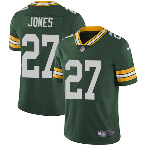 Nike Packers 27 Josh Jones Green Youth Vapor Untouchable Limited Jersey