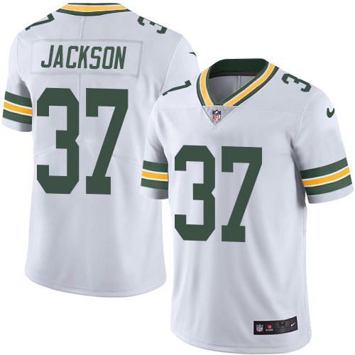 Nike Packers 37 Josh Jackson White Vapor Untouchable Limited Jersey