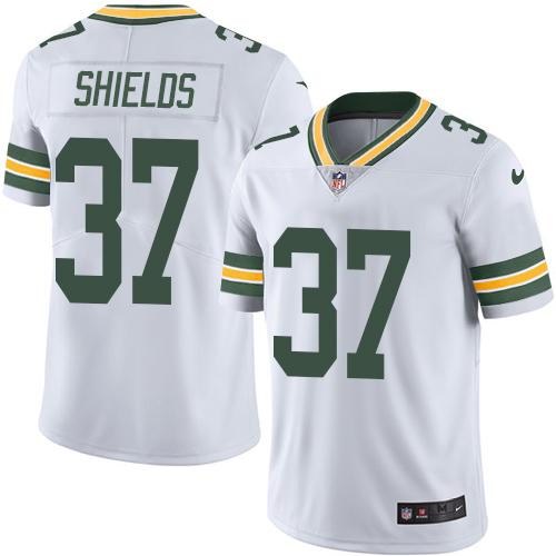 Nike Packers 37 Sam Shields White Vapor Untouchable Limited Jersey