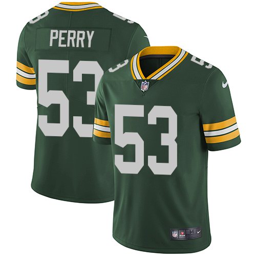 Nike Packers 53 Nick Perry Green Youth Vapor Untouchable Limited Jersey