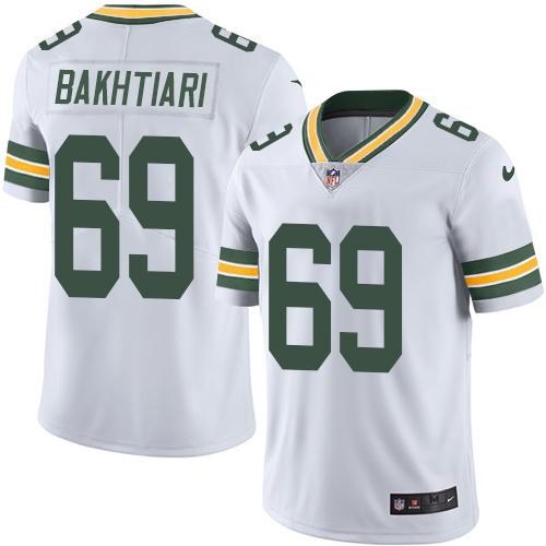 Nike Packers 69 David Bakhtiari White Youth Vapor Untouchable Limited Jersey