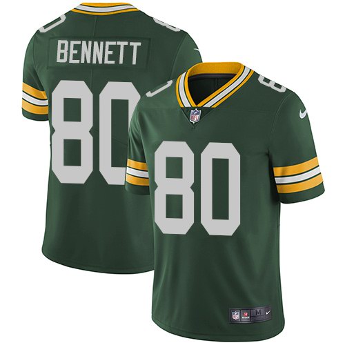 Nike Packers 80 Martellus Bennett Green Vapor Untouchable Limited Jersey - Click Image to Close