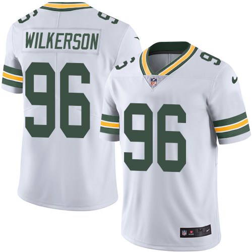 Nike Packers 96 Muhammad Wilkerson White Youth Vapor Untouchable Limited Jersey