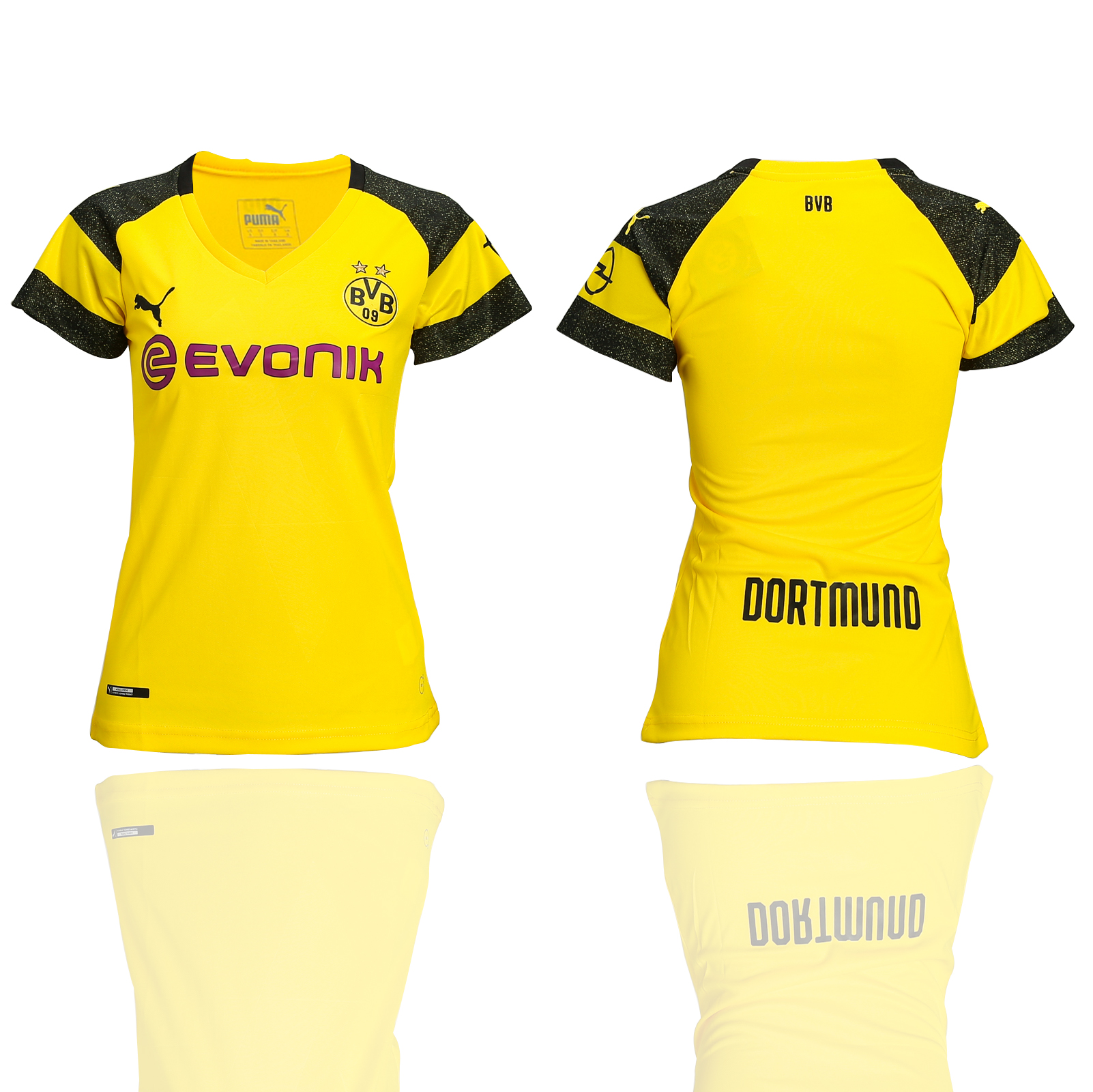 2018-19 Dortmund Home Women Soccer Jersey