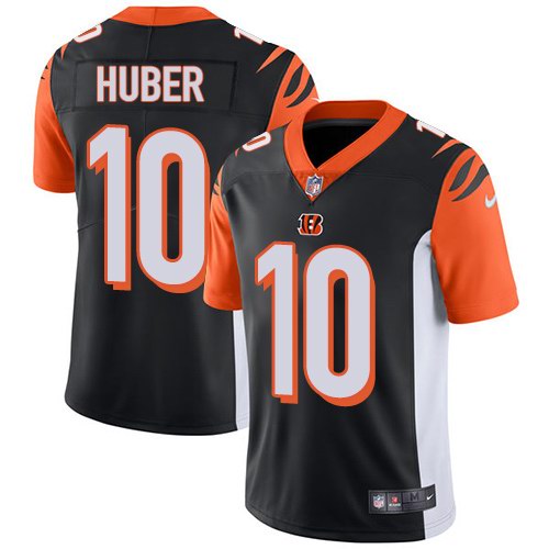 Nike Bengals 10 Kevin Huber Black Youth Vapor Untouchable Limited Jersey