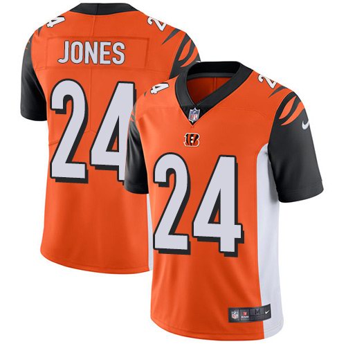 Nike Bengals 24 Adam Jones Orange Vapor Untouchable Limited Jersey