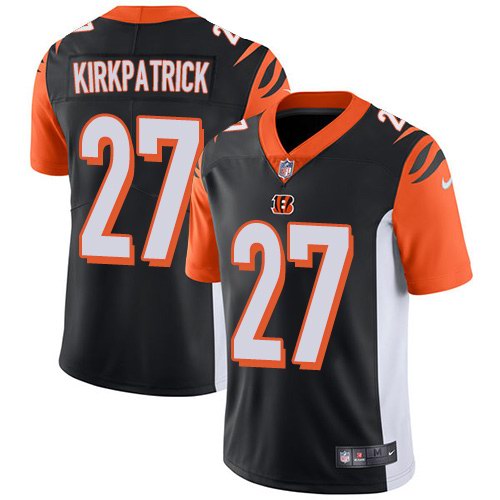 Nike Bengals 27 Dre Kirkpatrick Black Vapor Untouchable Limited Jersey