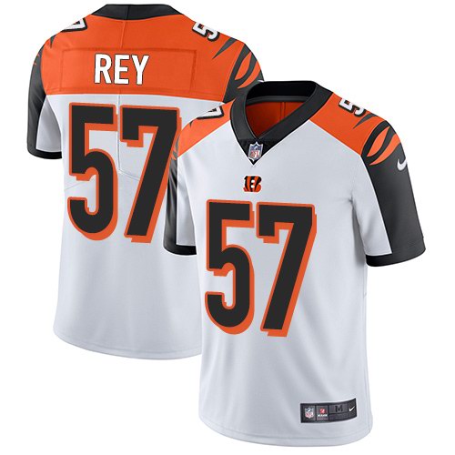 Nike Bengals 57 Vincent Rey White Youth Vapor Untouchable Limited Jersey