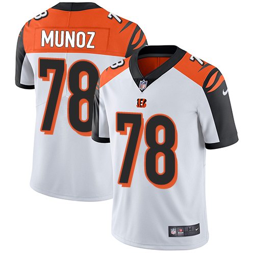 Nike Bengals 78 Anthony Munoz White Vapor Untouchable Limited Jersey