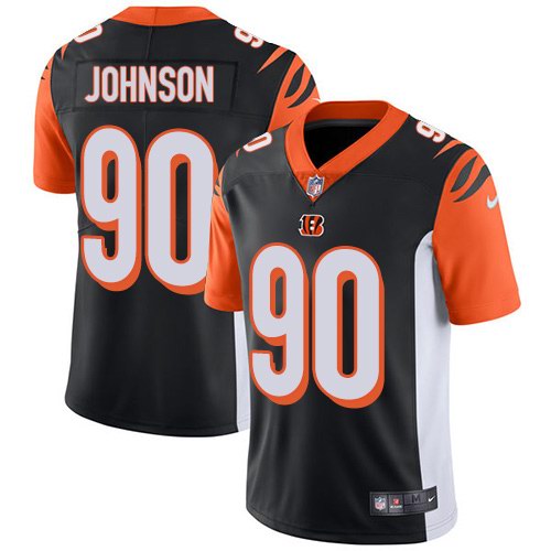 Nike Bengals 90 Michael Johnson Black Youth Vapor Untouchable Limited Jersey - Click Image to Close