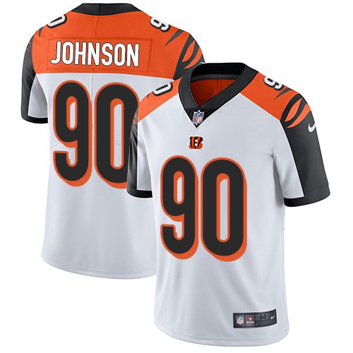 Nike Bengals 90 Michael Johnson White Youth Vapor Untouchable Limited Jersey