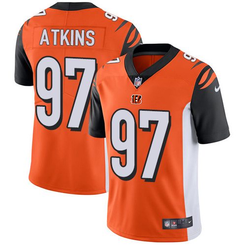 Nike Bengals 97 Geno Atkins Orange Vapor Untouchable Limited Jersey