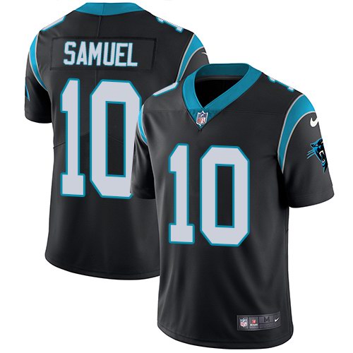 Nike Panthers 10 Curtis Samuel Black Youth Vapor Untouchable Limited Jersey