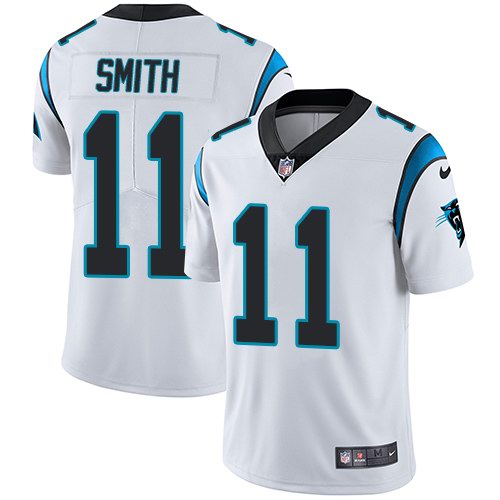 Nike Panthers 11 Torrey Smith White Youth Vapor Untouchable Limited Jersey