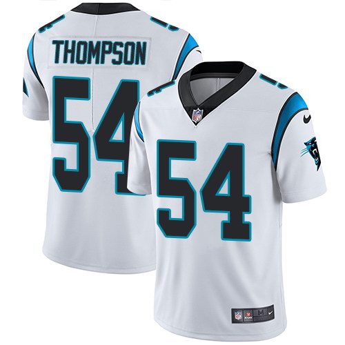 Nike Panthers 54 Shaq Thompson White Youth Vapor Untouchable Limited Jersey - Click Image to Close