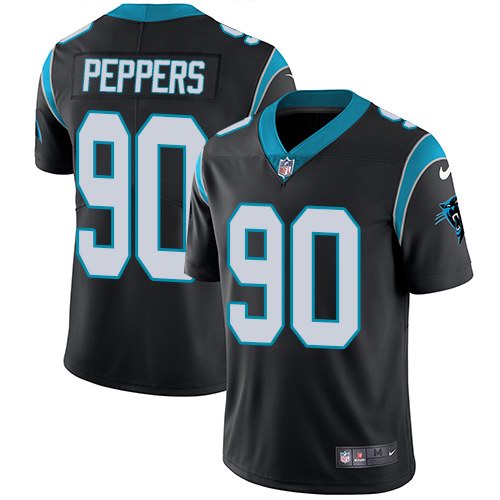 Nike Panthers 90 Julius Peppers Black Vapor Untouchable Limited Jersey