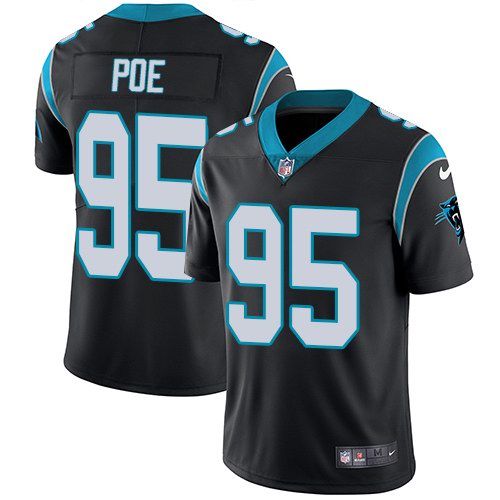 Nike Panthers 95 Dontari Poe Black Youth Vapor Untouchable Limited Jersey - Click Image to Close