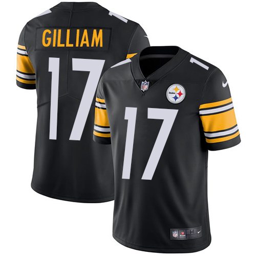 Nike Steelers 17 Joe Gilliam Black Vapor Untouchable Limited Jersey