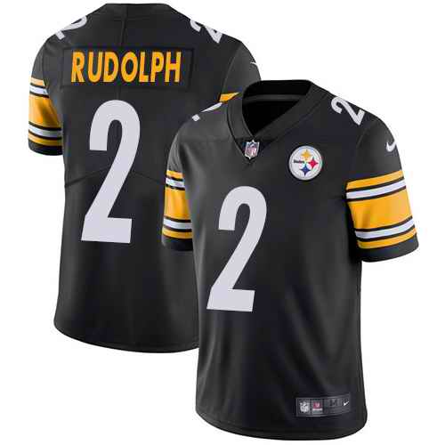 Nike Steelers 2 Mason Rudolph Black Youth Vapor Untouchable Limited Jersey