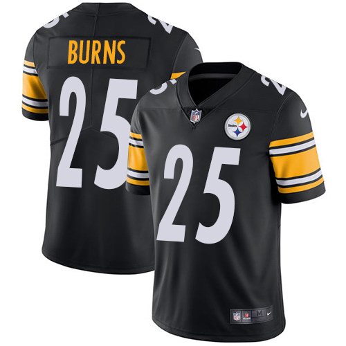 Nike Steelers 25 Artie Burns Black Youth Vapor Untouchable Limited Jersey