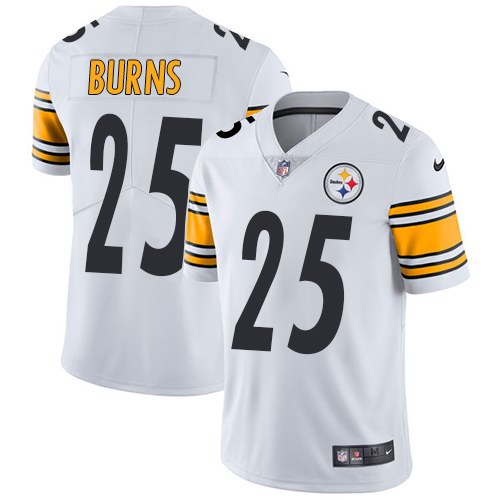 Nike Steelers 25 Artie Burns White Youth Vapor Untouchable Limited Jersey