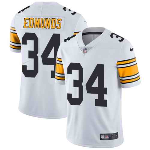 Nike Steelers 34 Terrell Edmunds White Youth Vapor Untouchable Limited Jersey